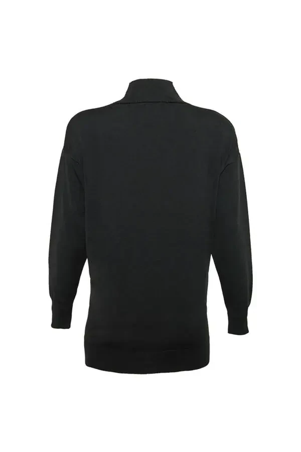 3656111 Fine Yarn Plain Knit Tunic - 3