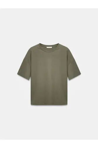 3683 Basic T-Shirt-Haki-хаки(цвет хаки) - 6