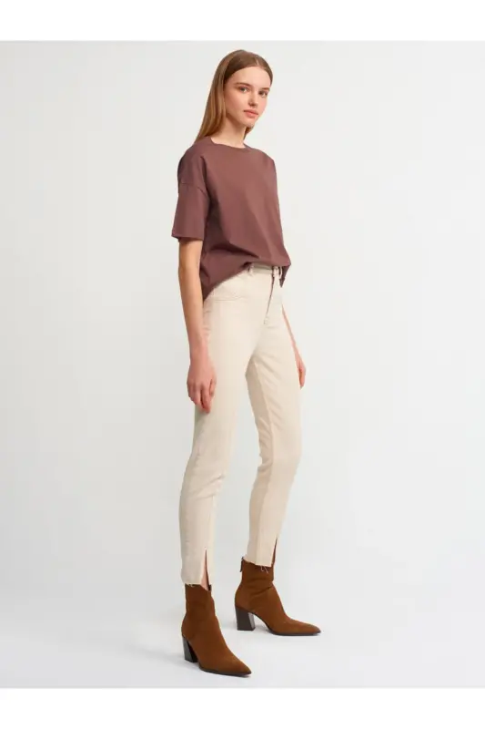 3683 Basic T-shirt-k.kahve-K.Kahve - 1