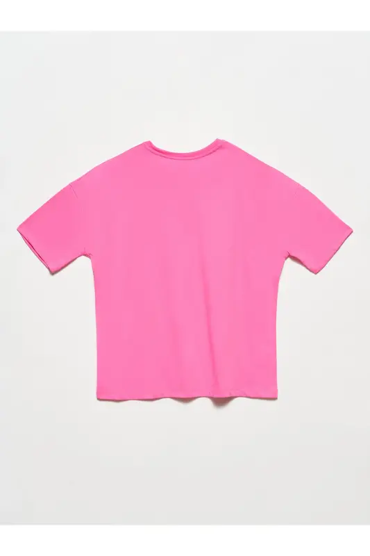 3683 Basic T-shirt-pembe-PEMBEE - 2