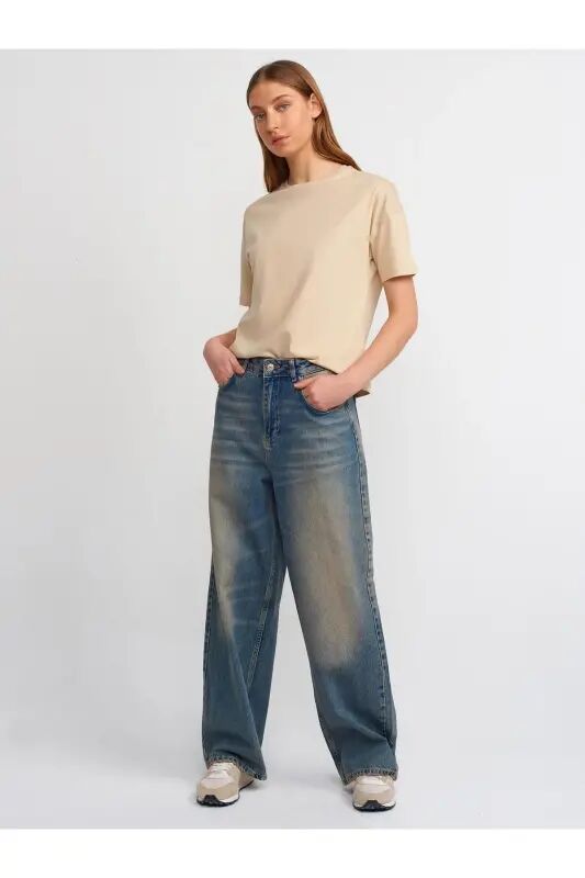 3683 T-shirt Basic-Бежевый - 2