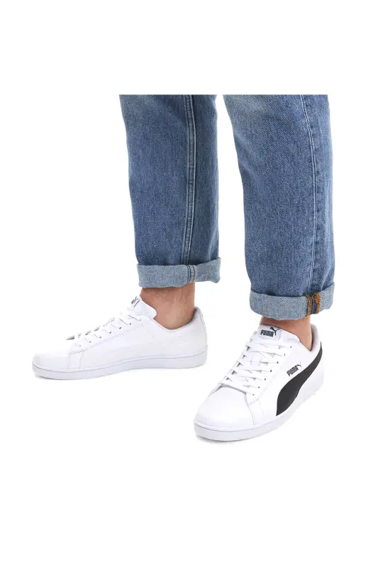 Up Erkek Beyaz Sneaker Ayakkabı 37260502 - Beyaz-SIYAH - 2