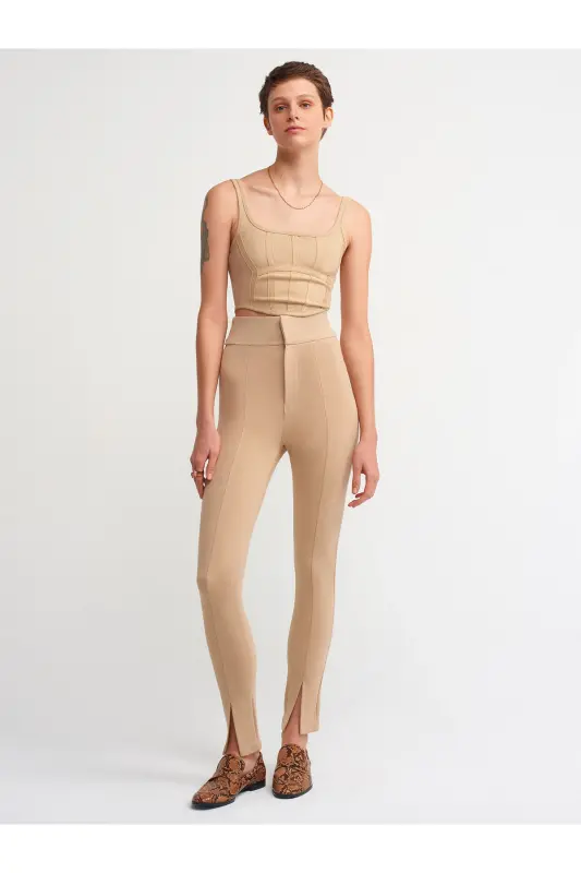 3793 Corset Top-camel-Camel - 4