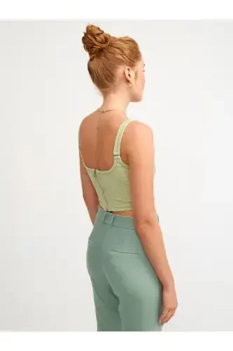 3793 Corset Top-sea green-Sea green - 1