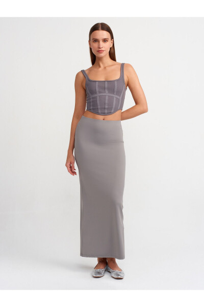 3793 Corset Top - Smoke - 4