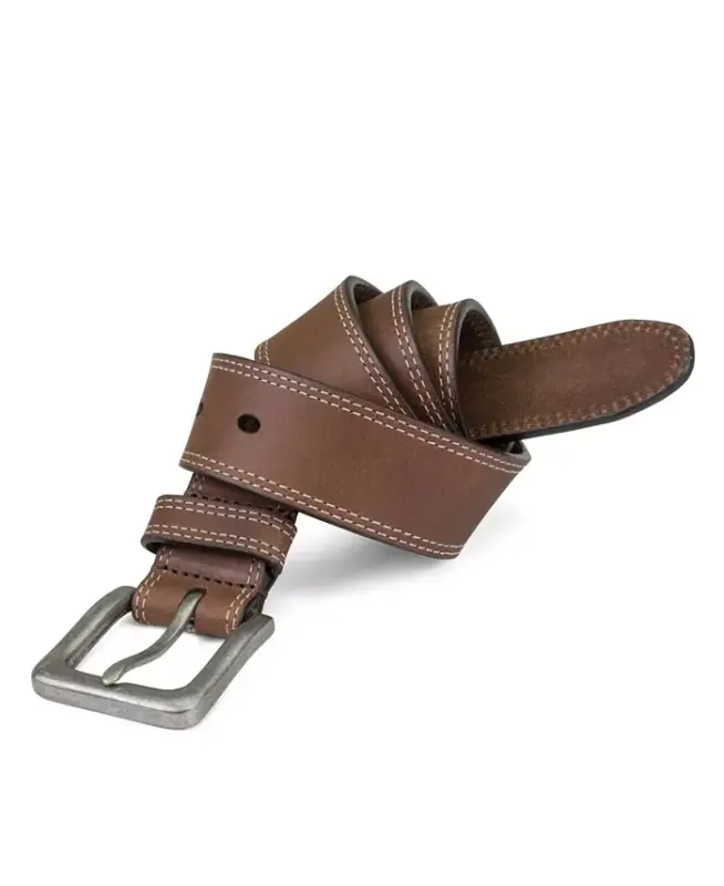 38mm Boot Leather Belt - Brown - 2