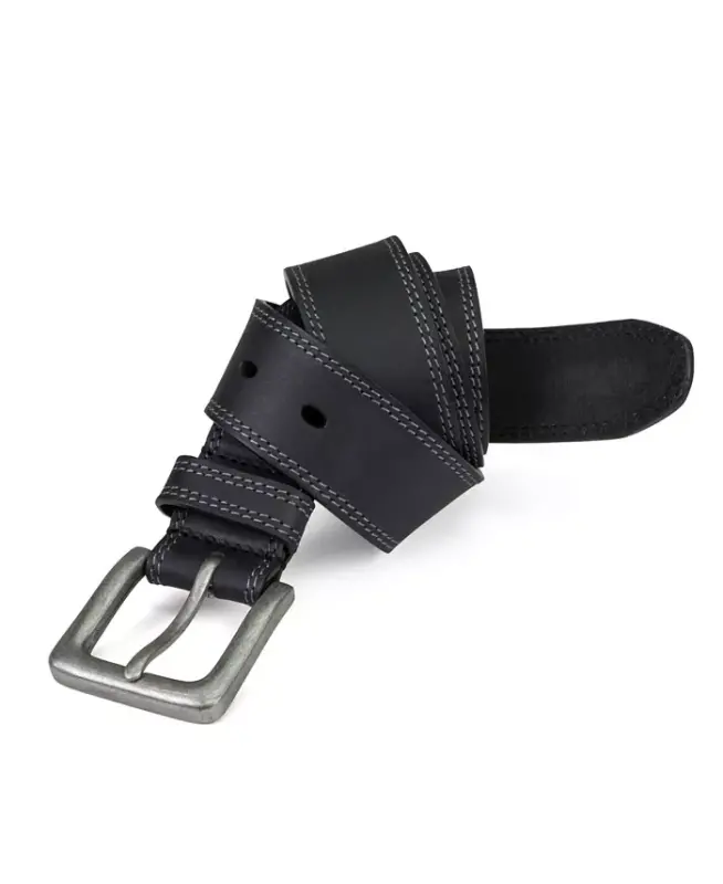 38mm Boot Leather Belt - Brown - 3