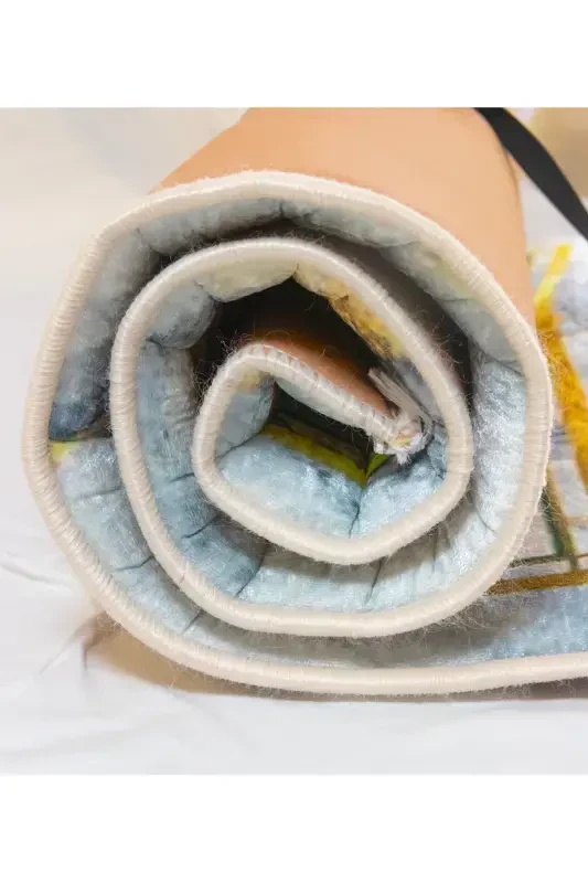 3cm Thick Sponge Soft Prayer Rug Doesn't Hurt Knees Dowry Gift Prayer Rug Foldable-GRAY GOLD - 3