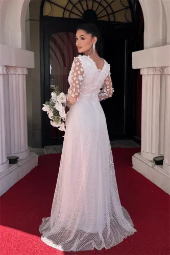 3D Guli Gulli Ko'ylak - OQ - 6