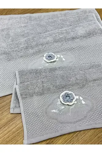 3d Gullar kashtasi bilan bezatilgan qutidagi sep 1 dona 50x90 El - 4