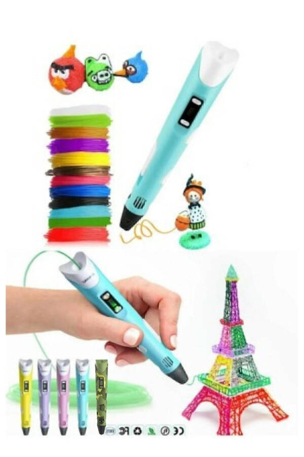 3d Pen - 3D Printing Pen 3 Color Filament - 1