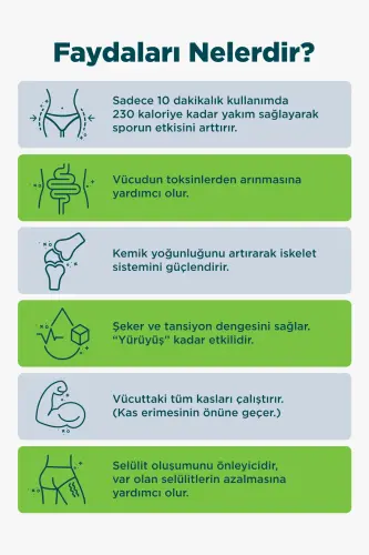 Plus Model Titreşimli Egzersiz Aleti , Titreşimli Spor Aleti , Spor Cihazı, Tekno German Vibration Plate - Piano Siyahı - 10