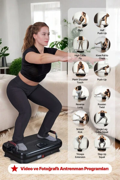Plus Model Yüksek Titreşimli Egzersiz Ve Spor Cihazı - Kondisyon Ve Spor Aleti - 3