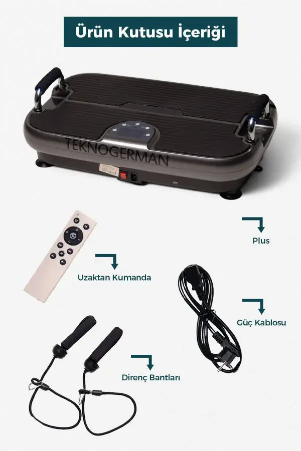 Plus Model Yüksek Titreşimli Egzersiz Ve Spor Cihazı - Kondisyon Ve Spor Aleti - 7