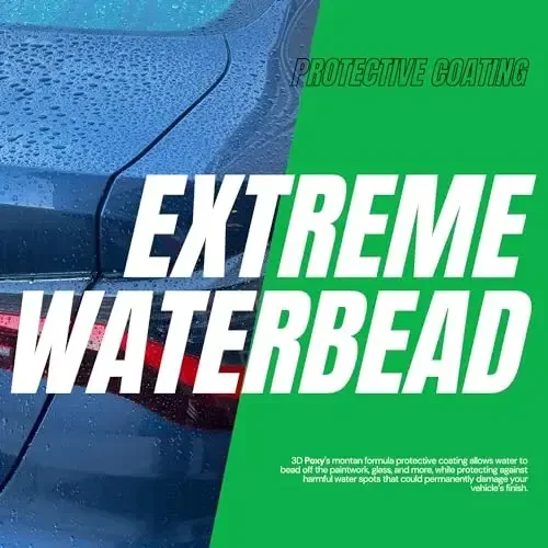 3D POXY Montan Wax Sealant – Long Lasting Hybrid Car Wax for High Gloss Finish & Paint Protection | Non-Staining Formula | Easy to Apply | Made in USA |8 oz - 5