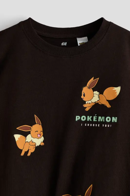 3'lü Baskılı Tişört - Beyaz/Pokémon - 3
