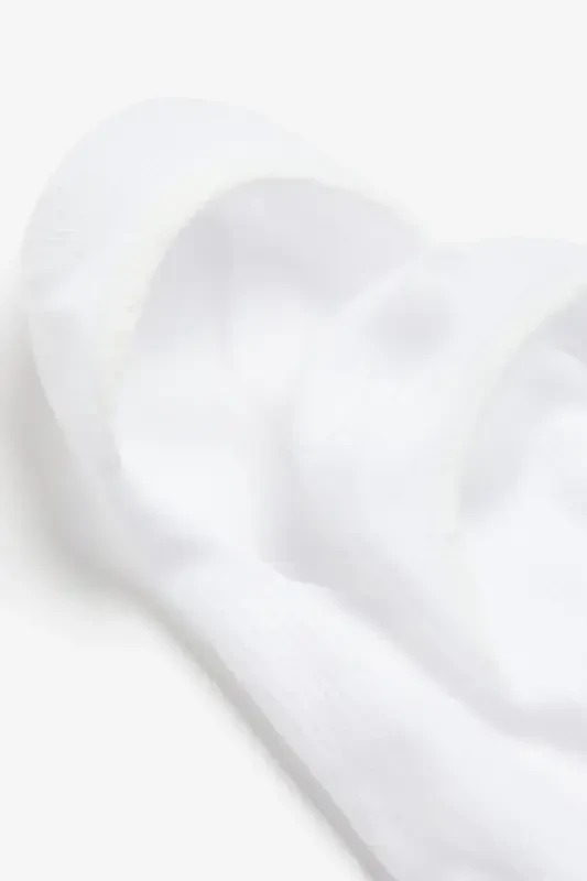 3'lü Görünmez Çorap-White - 2