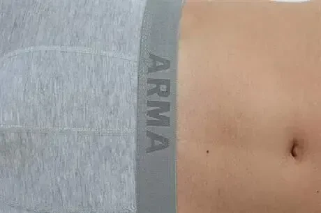 3'lü Gri Erkek Boxer Likralı Esnek Kumaş - 3