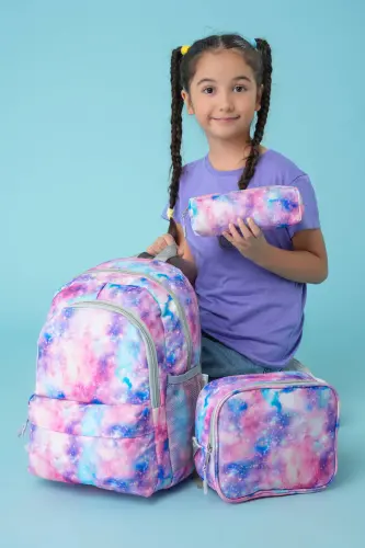 3'lü Okul Çanta Seti BATİK /PLCAN.2079.315-Batik 