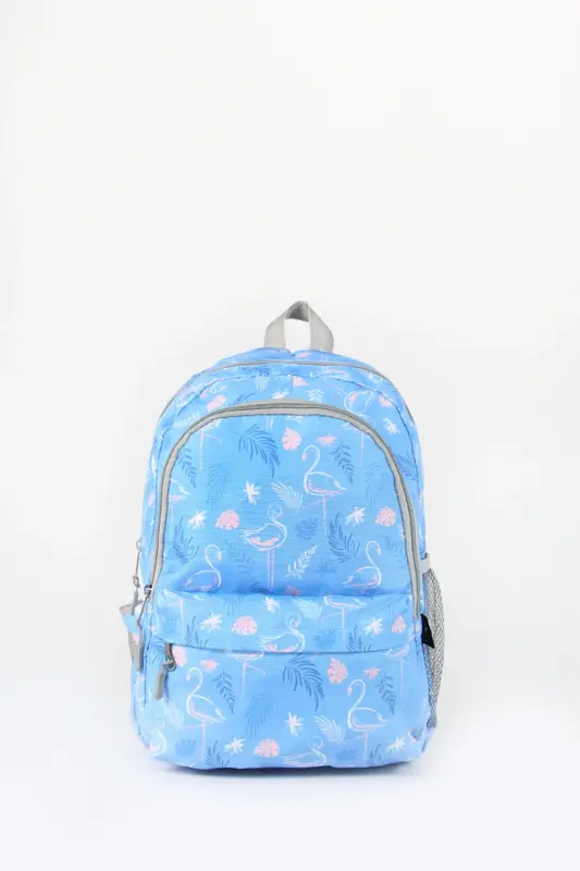 3'lü Okul Çanta Seti Mavi Flamingo /plcan2079.319-Flamingo Mavi - 2