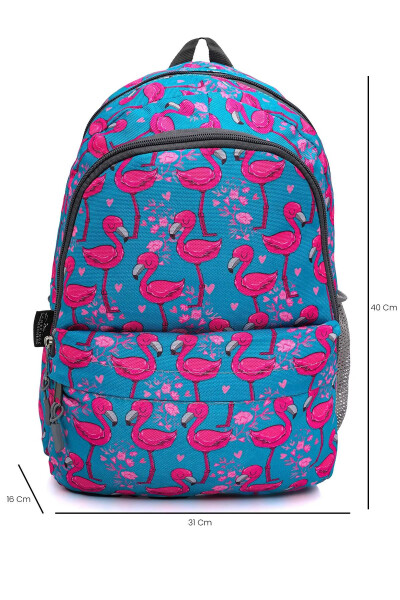 3'lü Okul Çanta Seti PEMBE FLAMİNGO / PLCAN2079.318-Flamingo Turkuaz - 4