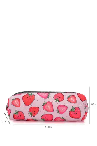 3'lu School Bag Set Strawberry /plcan2079.340-Pink - 7