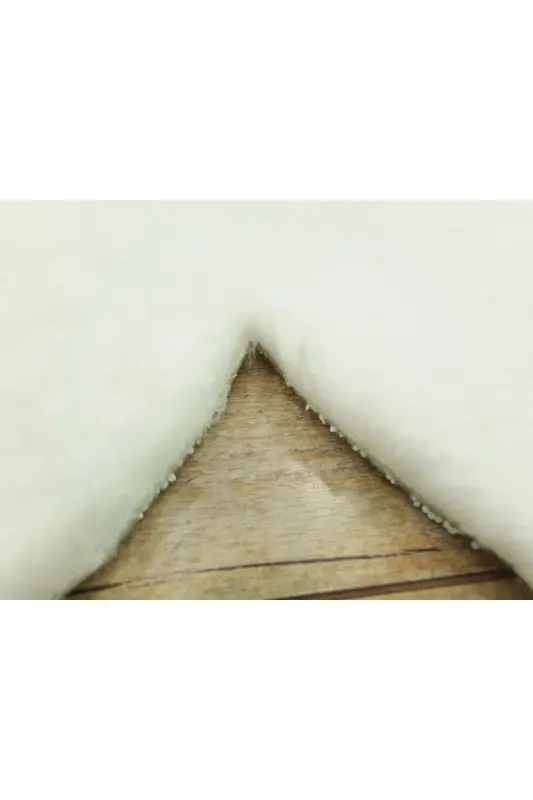 3'lü Set Kaymaz Taban Banyo Paspası Halısı 50x50 (yuvarlak papatya ) --50x60(LAZER)- -60x100 (LAZER)-Beyaz - 4