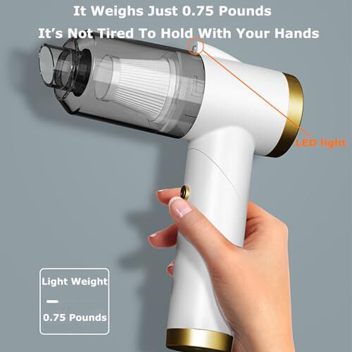 3-in-1 Mini Wireless Car Vacuum Cleaner - Multi-Function Car Vacuum Cleaner, Car Accessories For Men, USB-C Charged, Compact & Portable, Cordless Car Vacuum, Wireless Handheld Car Vacuum Cleaner - Omenglxy (1)