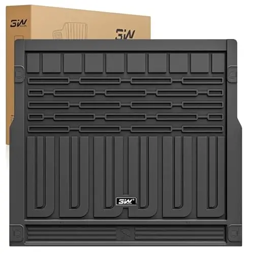 3W Cargo Liner Fit for Range Rover Sport 2023-2025 2026,TPE All Weather Custom Fit Trunk Mat for Range Rover Sport 2023 2024 2025 2026 Cargo Mats, Black - 1