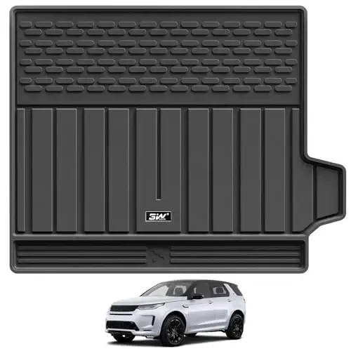 3W Cargo Liner Range Rover Sport 2014-2022 uchun mos, TPE barcha ob-havo sharoitiga moslashtirilgan yukxona gilami Range Rover Sport to'liq komplekt avtomobil gilamlari, qora - 1