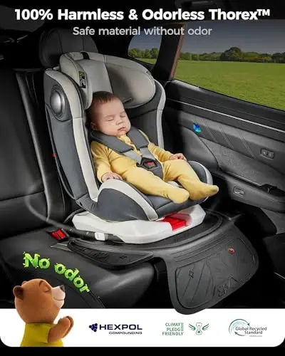 3W Chidamli TPE Qora Gilamchalar, Range Rover/Land Rover Evoque 2011-2019 uchun moslashtirilgan (Konvertatsiya uchun emas), 1 va 2-qator Ob-havoga mos Avtomobil Gilamchalar To'plami - 7