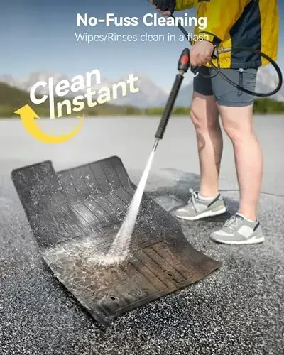 3W Floor mats & Cargo Liner fit for Range Rover Evoque 2020-2024 2025 2026,TPE All Weather Custom Fit Floor Liner Full Set Car Liners - 4