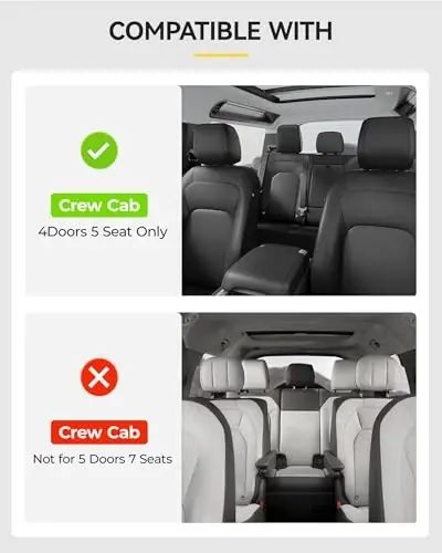 3W Floor Mats for Land Rover/Range Rover Defender 110 (4 Doors 5 Seat Only) 2020-2025 2026 (Not for Defender 110s/Rubber Flooring), TPE All Weather Custom Fit Floor Liner Full Set, Black - 4