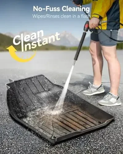 3W Прочные TPE Черные Коврики, Сделаны на заказ для Range Rover/Land Rover Evoque 2011-2019 (Не для Кабриолета), 1-ый и 2-ой Ряд Всепогодный Набор Ковриков для Автомобиля - 4