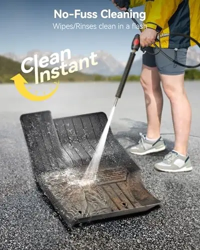 3W Floor Mats Fit Range Rover Sport 2014-2022(Not for Range/Land Rover Discovery Sport) TPE All Weather Custom Fit for Land Rover Sport 1st and 2nd Row Full Set Car Liners - Black - 4