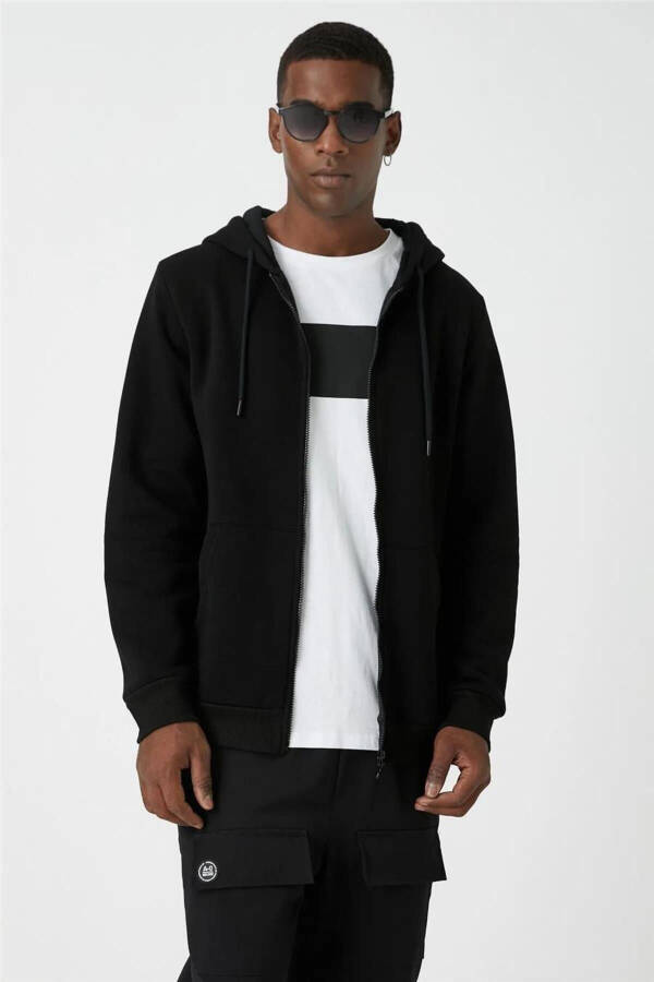 3wam70057mk Black 999 Men's Cotton Jersey Sweatshirt - 3