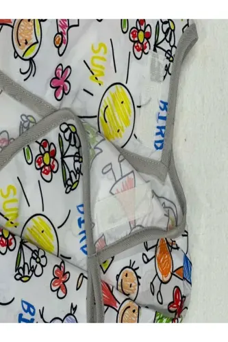 4-7 ёшгача фарзандлар учун сув ўтказмайдиган, узун ёқалик фартук - 4