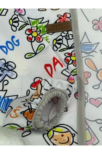 4-7 ёшгача фарзандлар учун сув ўтказмайдиган, узун ёқалик фартук - 5