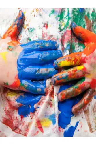 4-7 Yaş Sıvı Geçirmez, Uzun Kollu Çocuk Faaliyet Aktivite Boyama Önlüğü-Anımal - 4