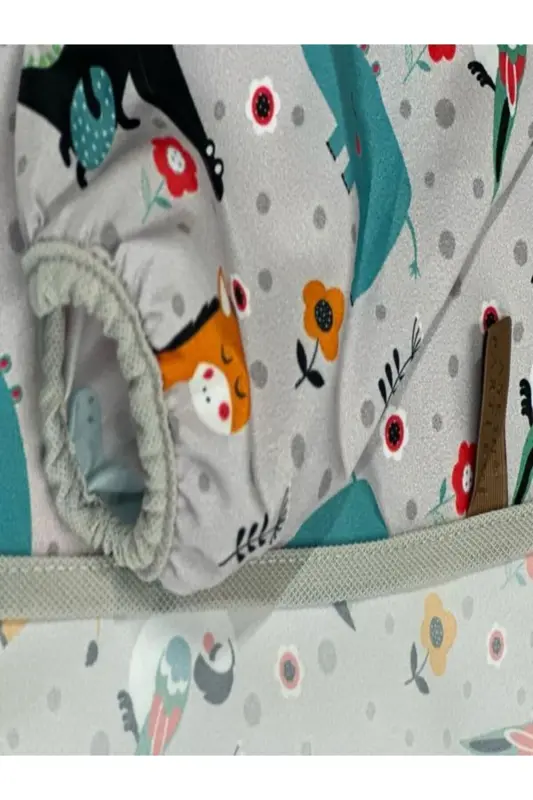 4-7 Yaş Sıvı Geçirmez, Uzun Kollu Çocuk Faaliyet Aktivite Boyama Önlüğü-Anımal - 5