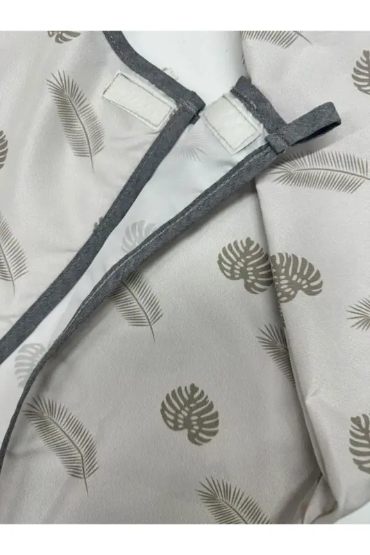 4-7 Yaş Sıvı Geçirmez, Yaprak Desenli Uzun Kollu Çocuk Faaliyet Aktivite Önlüğü.-Yaprak - 4