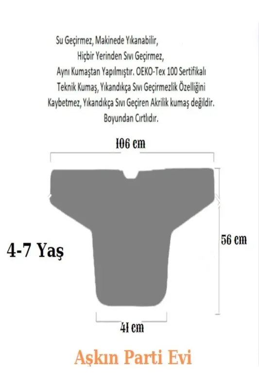 4-7 Years Old Family Waterproof, Long-Sleeved Children's Faa - 8