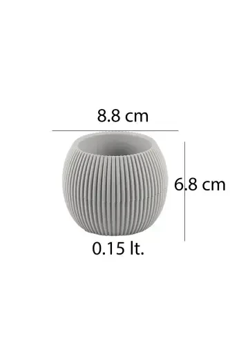 4 Adet 4 Renk 0.15 Litre Karışık Renkli Mini Mercan No1 Kaktüs Ve Sukulent Saksısı-KARAŞIK - 4