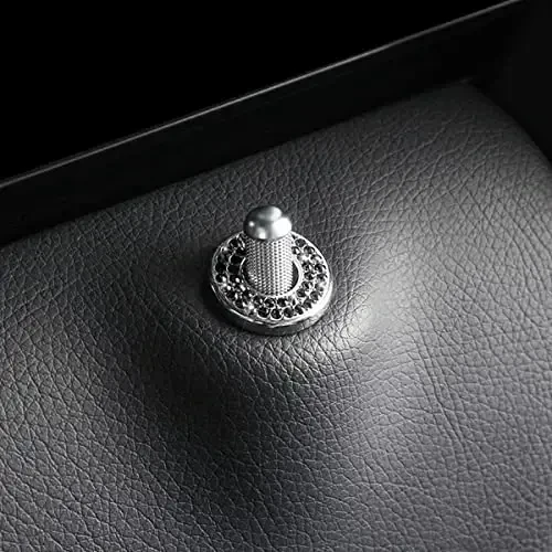 4 dona Bling Ichki Avtomobil Eshigi Qulfi Qopqog'i Stikerlari, Rhinestones Tortish Rod Bolt Bezaklari, Ayollar Qizlar uchun Kristalli Avto Dekallar, C Class C200L GLC260 C260L uchun Yaltiroq Avtomobil Eshigi Qulfi Pin Qopqoqlari - 5