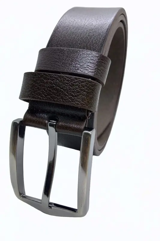 4 Cm 100%genuineleatherbrown Men's Belt-Brown - 1