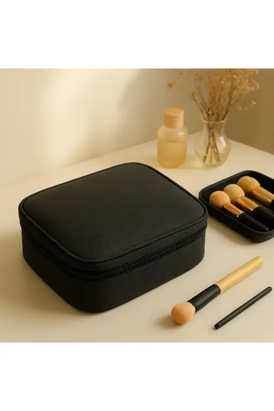 4 Compartment Makeup Bag Cosmetic Makeup Suitcase Set | Care Travel Makeup Cosmetic Organizer Bag - 3
