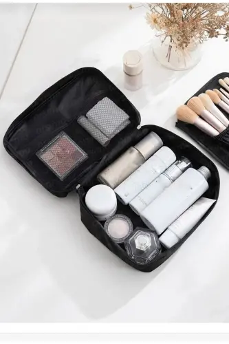 4 Compartment Makeup Bag Cosmetic Makeup Suitcase Set | Care Travel Makeup Cosmetic Organizer Bag - 6