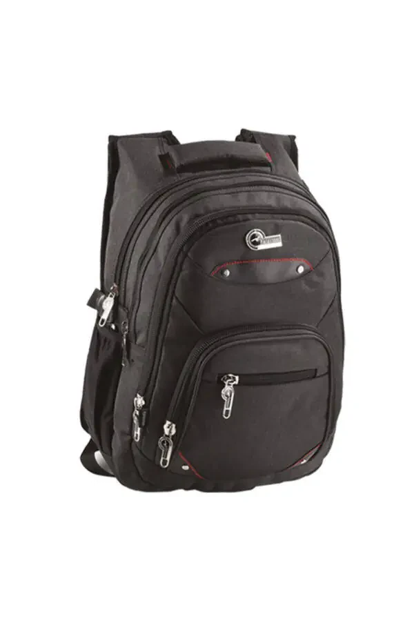 4 Compartment Waterproof Fabric Tablet Compartment Middle School High School School Backpack - 1