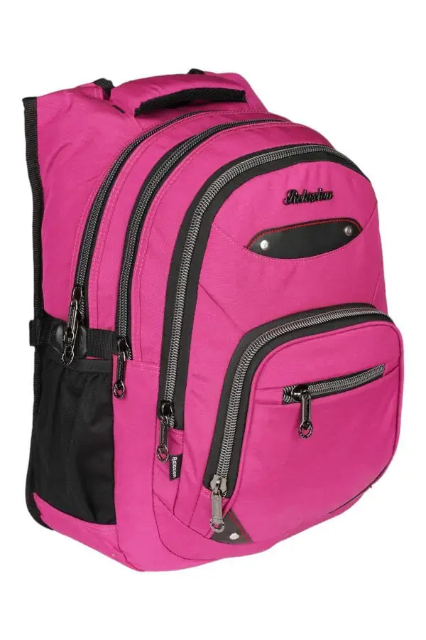 4 Compartment Waterproof Fabric Tablet Compartment Middle School High School School Backpack - 1