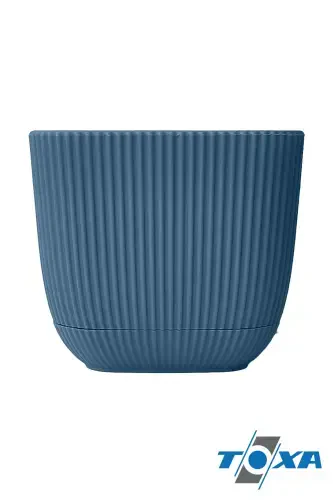 4 Dona 0.27 Litr Moviy Marjon Kvadrat Kosachasi Mini O'lchamli Kaktus Sukulent Kosachasi Taglikli Plastik Kosacha-KO'K - 3